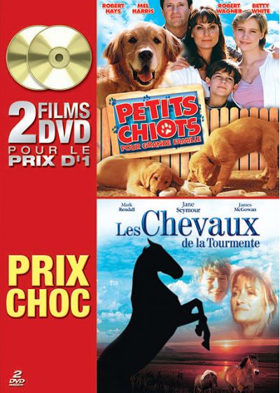 Petits chiots pour grande famille + Les chevaux de la tourmente [DVD]