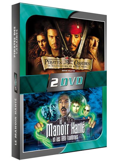 Pirates des Caraïbes, la malédiction du Black Pearl + Le Manoir hanté et les 999 fantômes [DVD]