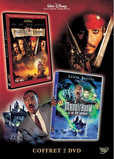 Pirates des Caraïbes, la malédiction du Black Pearl + Le Manoir hanté et les 999 fantômes [DVD]