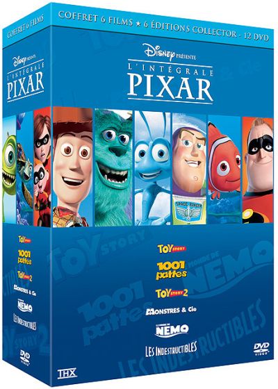 Coffret Pixar Collectors - Toy Story + Toy Story 2 + 1001 pattes + Monstres & Cie, Le monde de Némo + Les indestructibles [DVD]