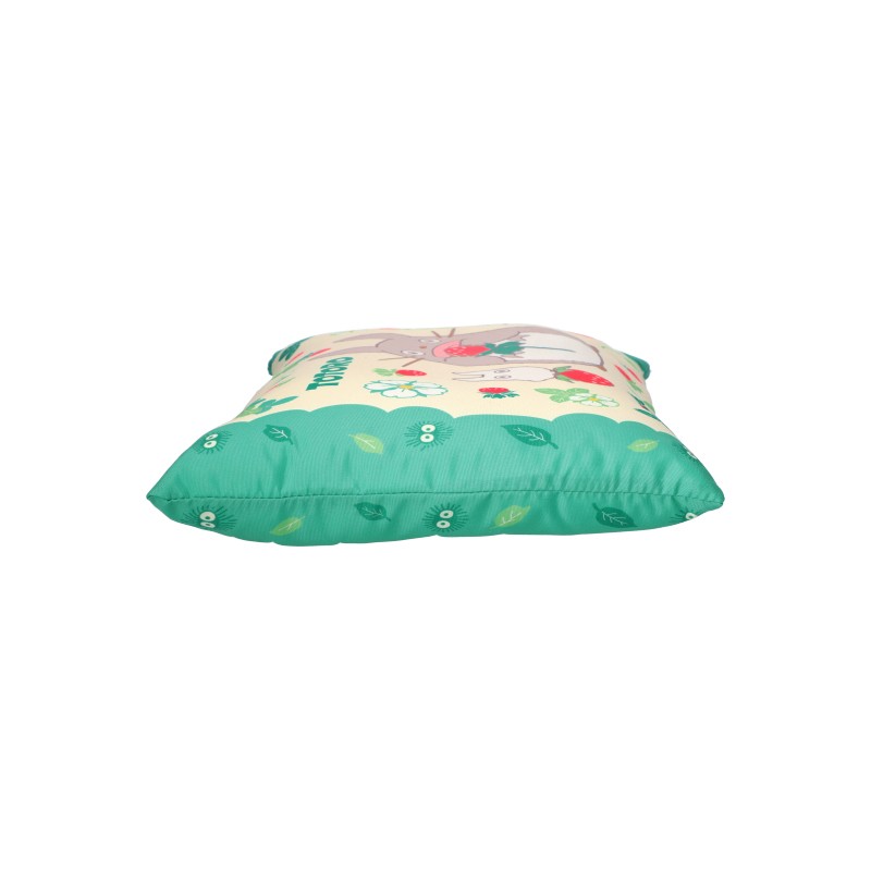 OREILLER TOTORO FRAISES 28 X 39 CM - MON VOISIN TOTORO