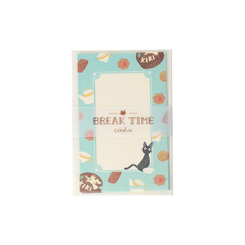 PAPIER À LETTRES BREAK TIME COOKIES - KIKI LA PETITE SORCIÈRE