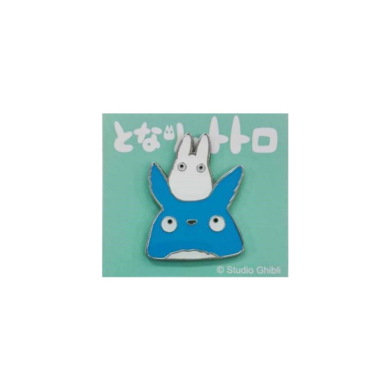 PINS TOTORO BLEU ET BLANC GROS PLAN – MON VOISIN TOTORO