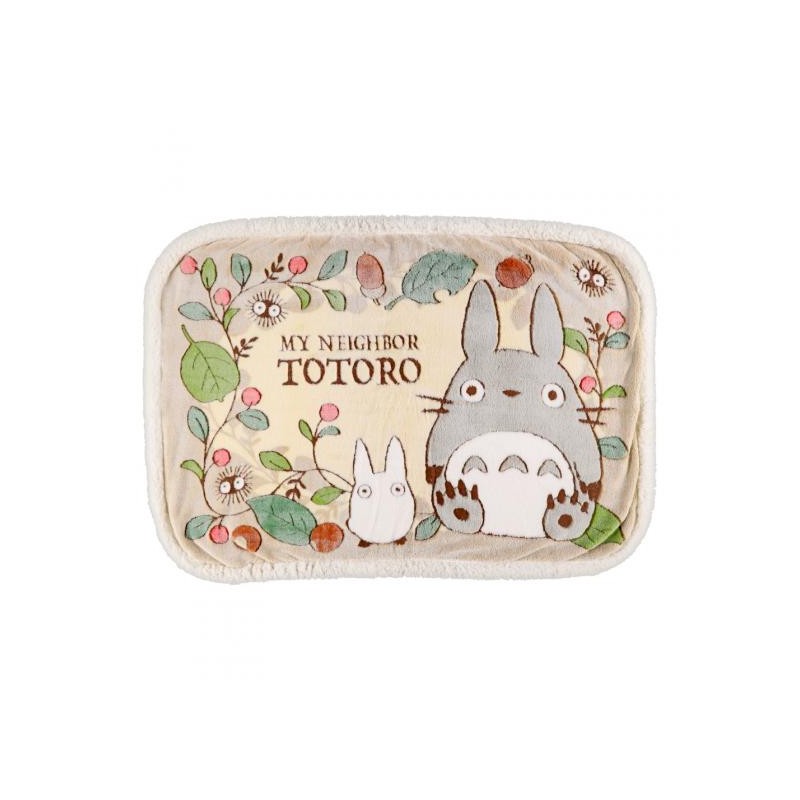 PLAID FEUILLES ET NOISETTES - MON VOISIN TOTORO
