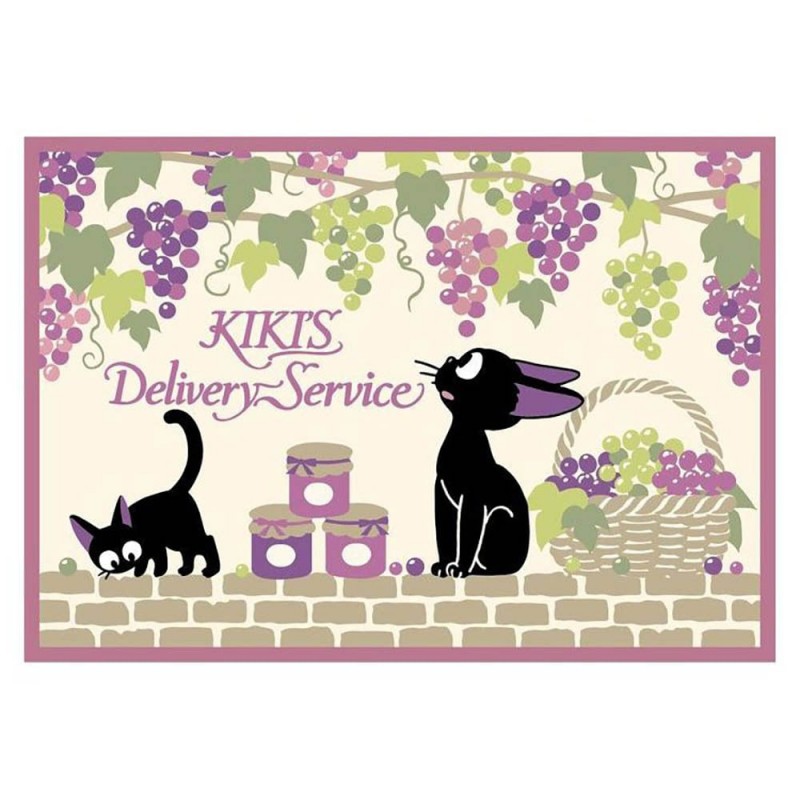 PLAID JIJI GRAPPES DE RAISIN 70X100 CM - KIKI LA PETITE SORCIÈRE
