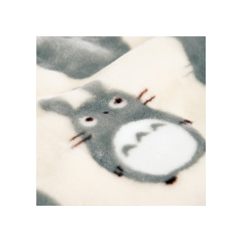 PLAID SILHOUETTE TOTORO GRIS 70X100 CM - MON VOISIN TOTORO