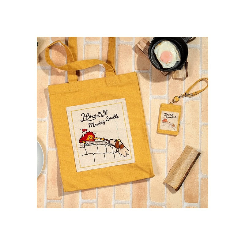 POCHETTE PORTE-CARTE CALCIFER & HINH - LE CHÂTEAU AMBULANT