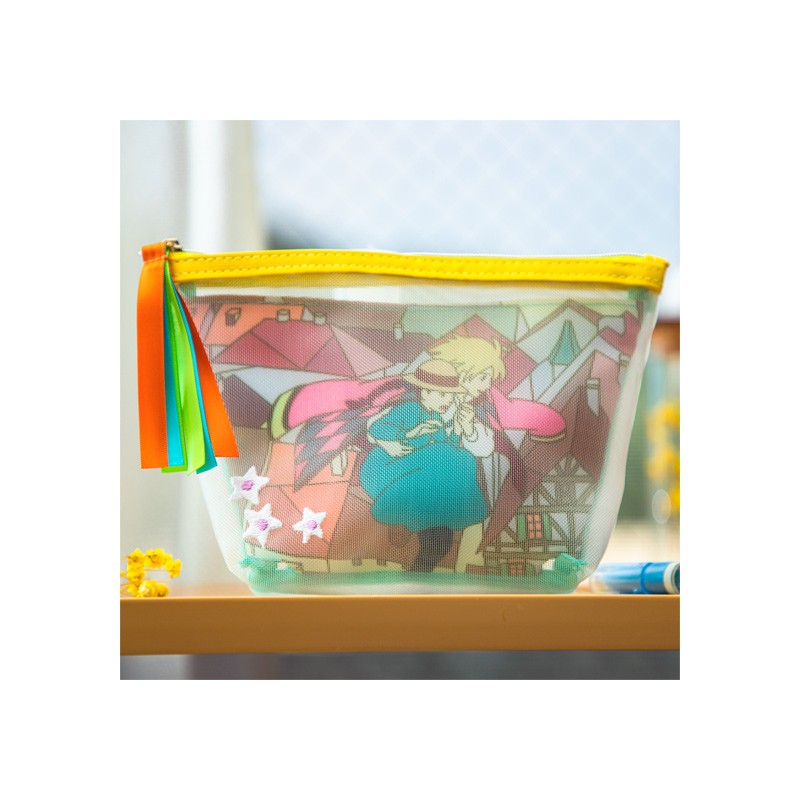 POCHETTE TRANSPARENTE BRODÉE - LE CHÂTEAU AMBULANT