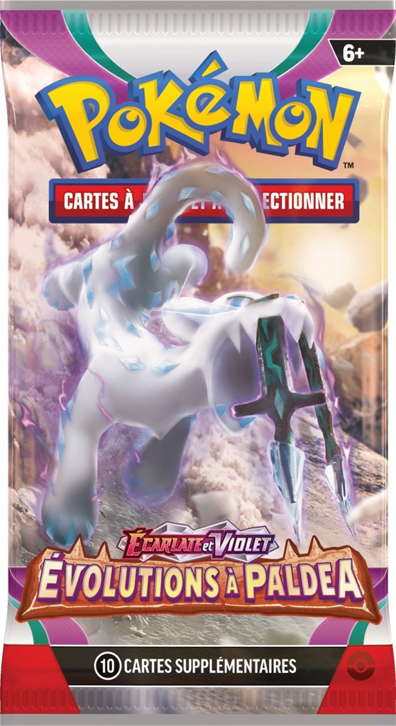 Pokémon JCC - Écarlate et Violet - Pack de Booster Évolutions à Paldea (Display x36) - flash vidéo