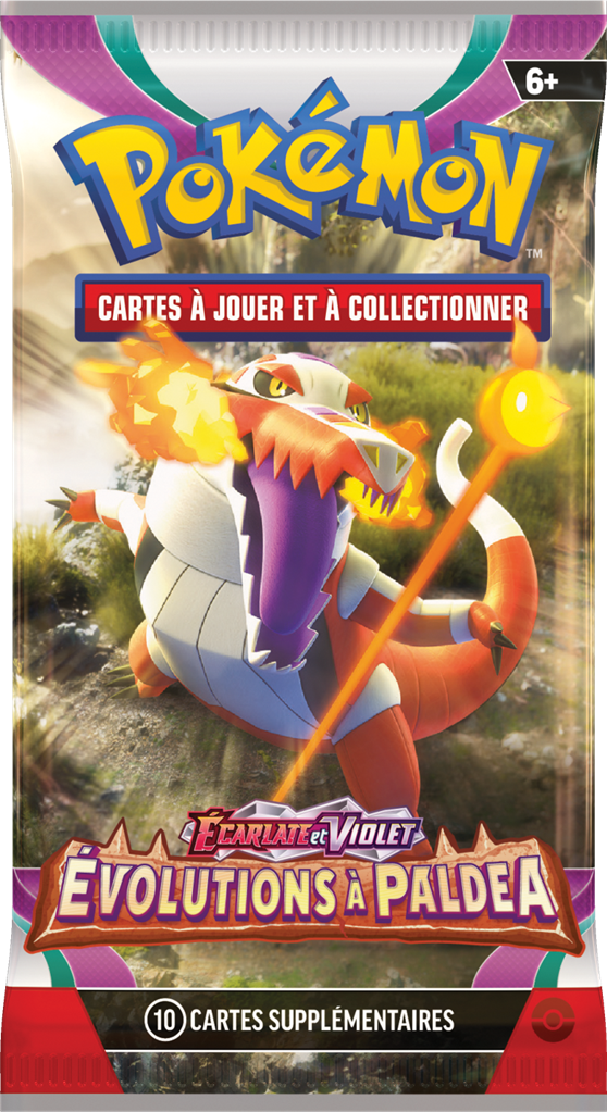 Pokémon JCC - Écarlate et Violet - Pack de Booster Évolutions à Paldea (Display x36) - flash vidéo