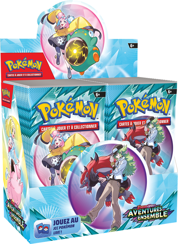 Pokémon JCC - Écarlate et Violet - Pack de Booster EV09 Aventures Ensemble (Display x36)