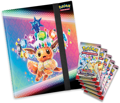 Pokémon EV8.5 : Portfolio (A4-9 pochettes) + 5 boo