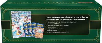Pokémon : Calendrier des fêtes 2024 (de l'avent)