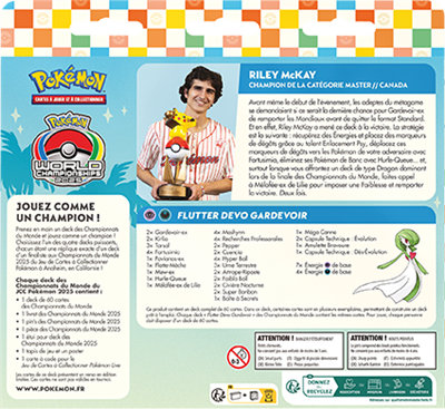 Pokémon : Deck des championnats du monde 2025