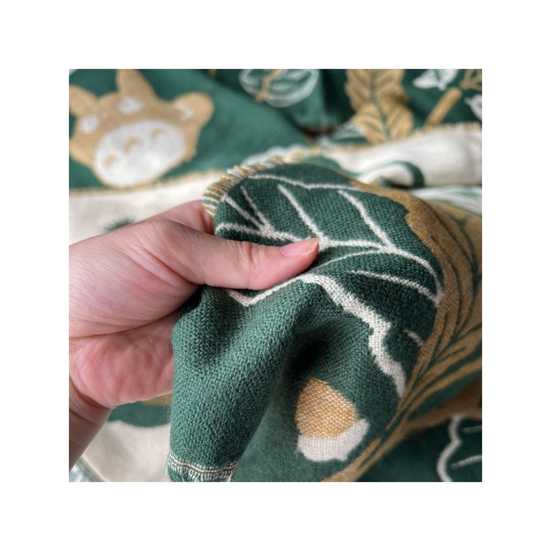 ÉTOLE VERT FONCÉ FEUILLES DE CHÊNE - MON VOISIN TOTORO