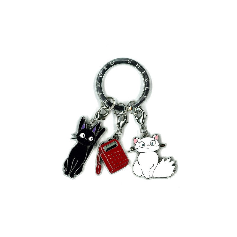 PORTE-CLÉS MÉTAL 3 PERSONNAGES KIKI - KIKI LA PETITE SORCIÈRE