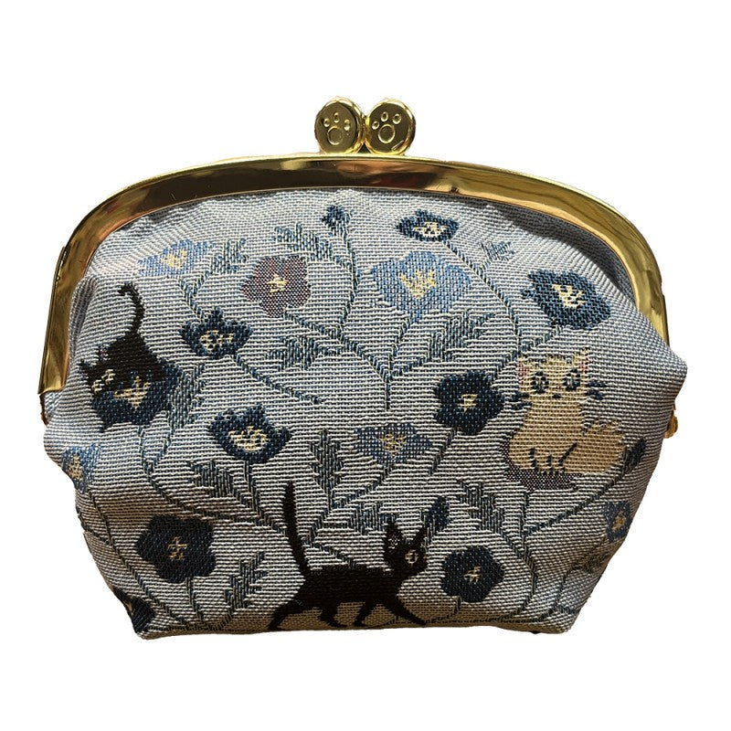 PORTE-MONNAIE JIJI FLEUR BLEUE - KIKI LA PETITE SORCIÈRE