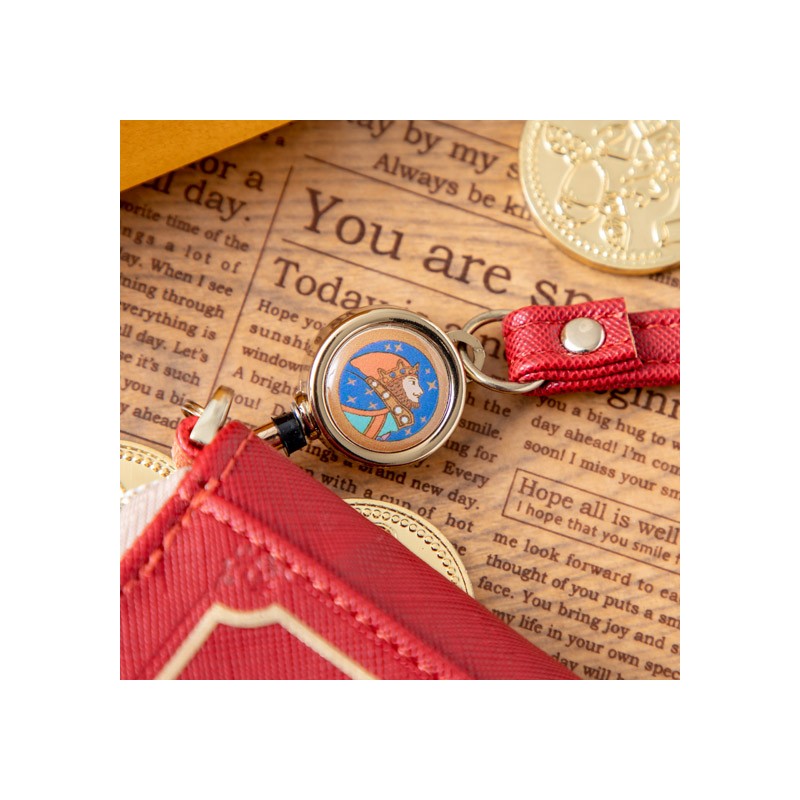 PORTE-MONNAIE ROUGE LIVRE DE CONTES - SI TU TENDS L'OREILLE