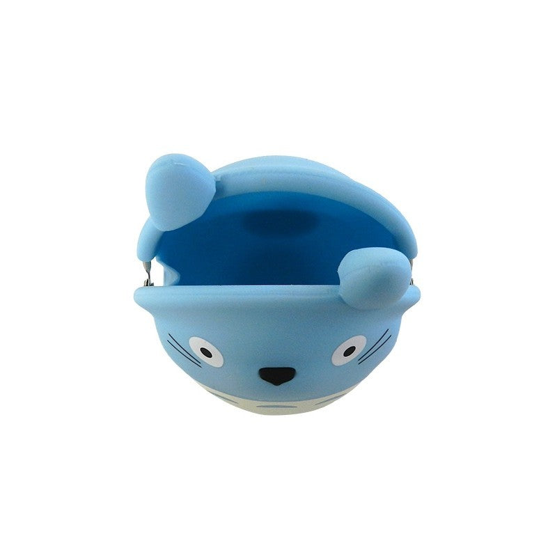 PORTE MONNAIE SILICONE TOTORO BLEU - MON VOISIN TOTORO