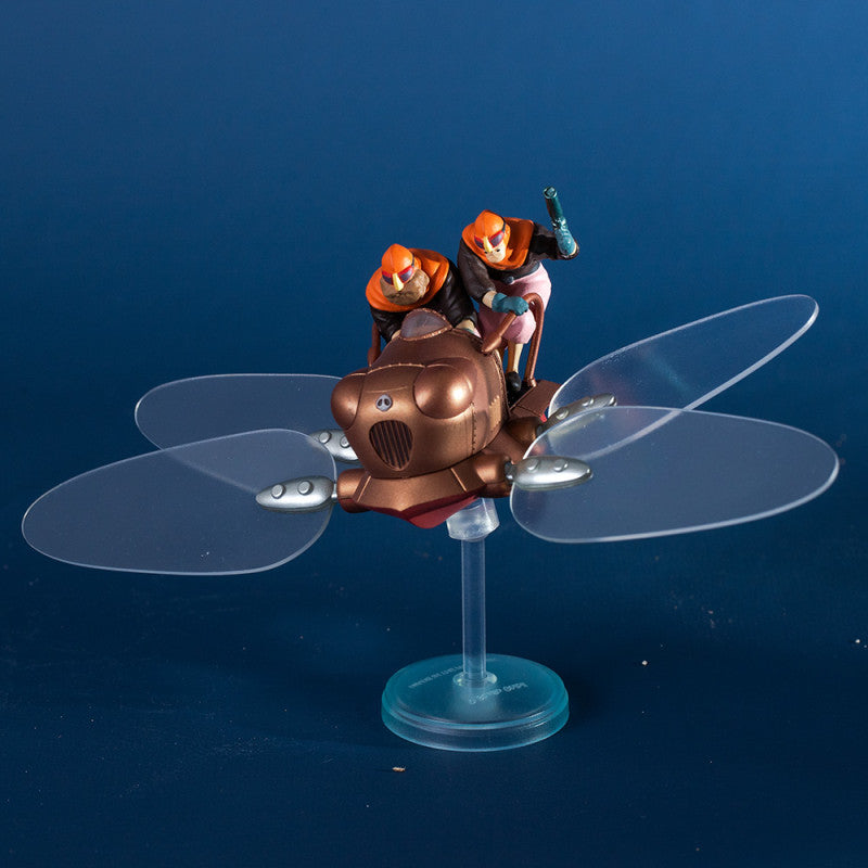 POSE COLLEC ASSORT. DE 5 FIGURINES FLAPTTER - LE CHÂTEAU DANS LE CIEL