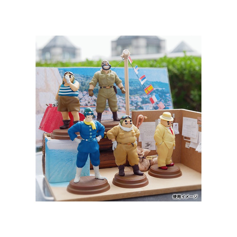 POSE COLLECTION ASSORT. DE 6 FIGURINES MARCO - PORCO ROSSO