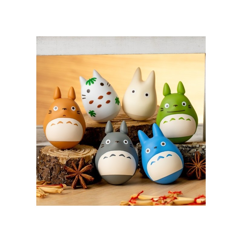 POSE COLLECTION ASSORT. DE 6 FIGURINES ROLY-POLY - MON VOISIN TOTORO