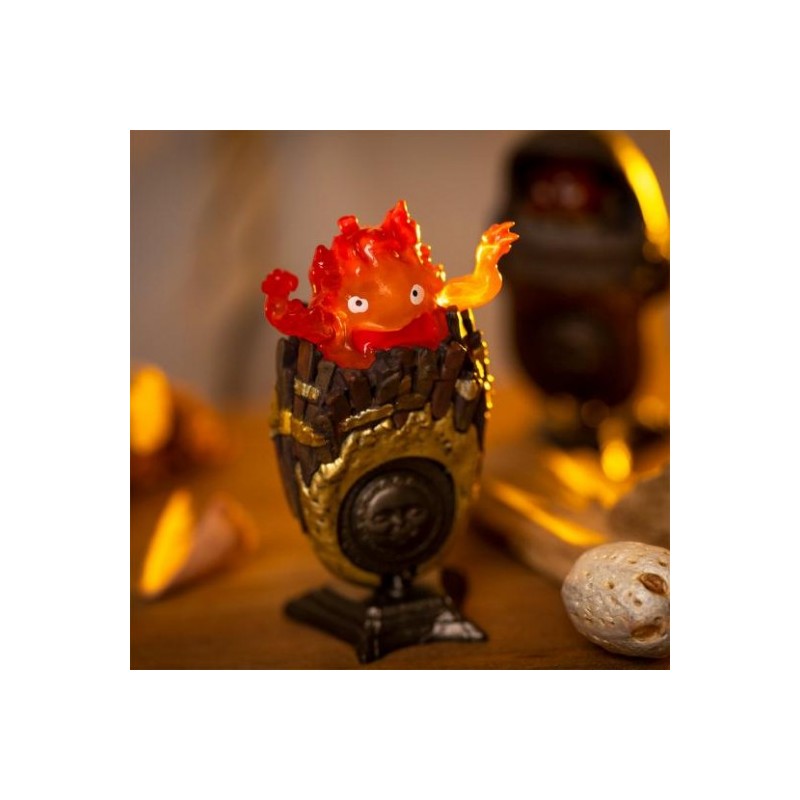 POSE COLLECTION ASSORT. DE 6 BAGUES CALCIFER - LE CHÂTEAU AMBULANT