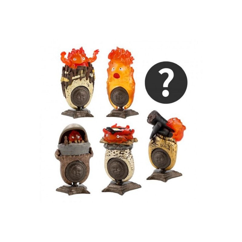 POSE COLLECTION ASSORT. DE 6 BAGUES CALCIFER - LE CHÂTEAU AMBULANT