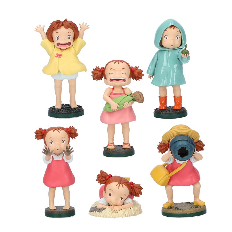 POSE COLLECTION ASSORT. DE 6 FIGURINES MEI - MON VOISIN TOTORO