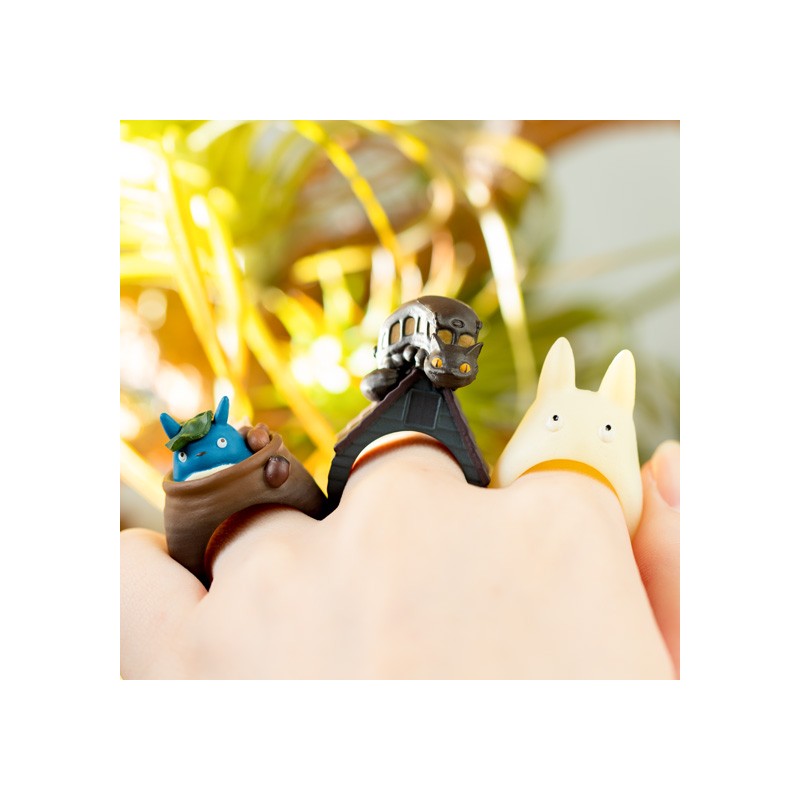 POSE COLLECTION TOTORO ASSORTIMENT DE 6 BAGUES - MON VOISIN TOTORO