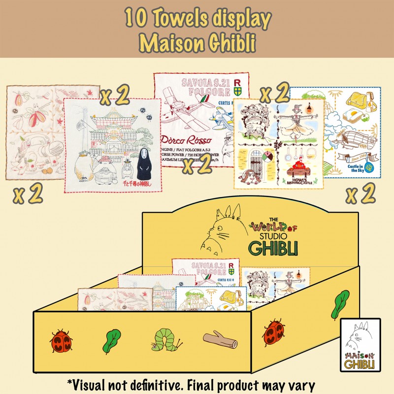 PRÉSENTOIR 10 SERVIETTES - MAISON GHIBLI