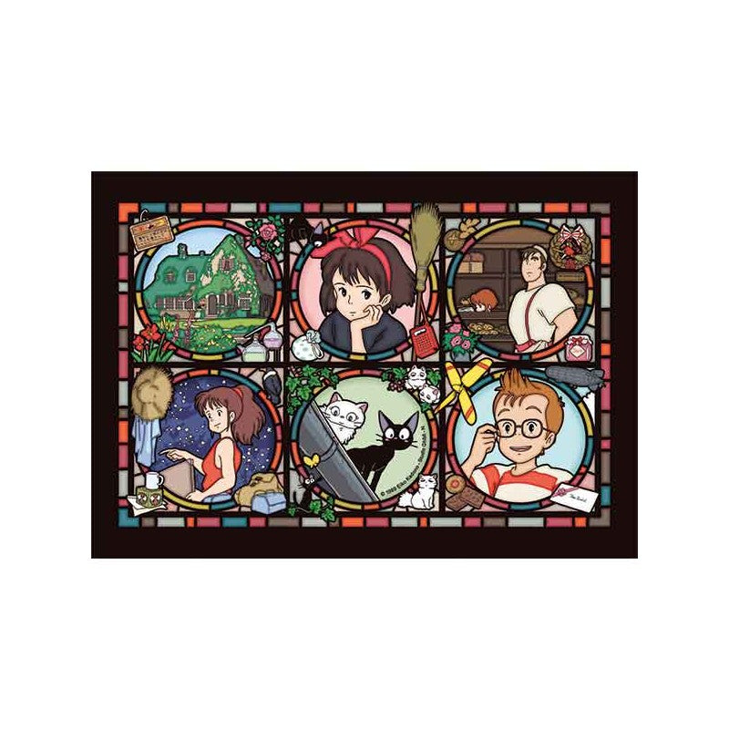 PUZZLE VITRAIL 208P GALLERIE DES PERSONNAGES - KIKI LA PETITE SORCIÈR