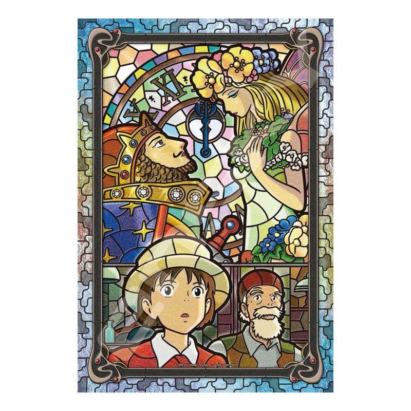 Ghibli - Si tu tends l'oreille - Puzzle effet vitrail "Horloge de Chikyuya" 300pcs