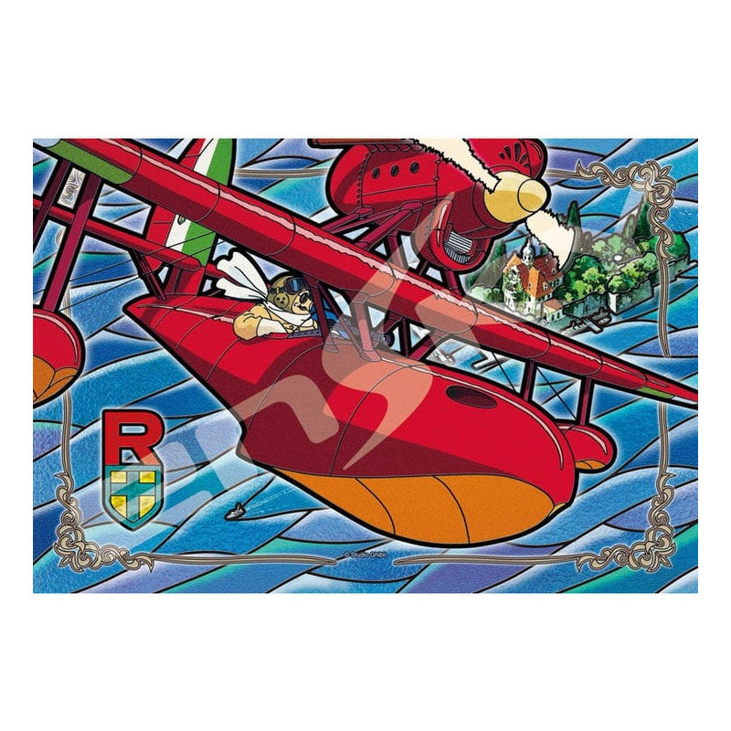 PUZZLE VITRAIL 300P MER ADRIATIQUE - PORCO ROSSO