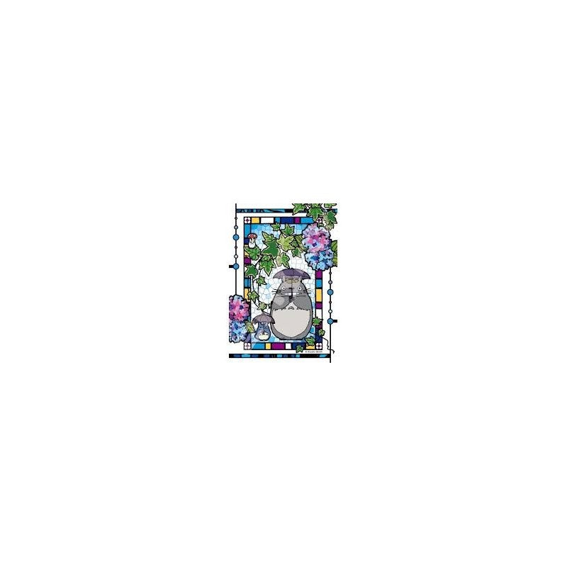 Ghibli - Mon voisin Totoro - Puzzle effet vitrail Le jardin d'hortensias 126pcs