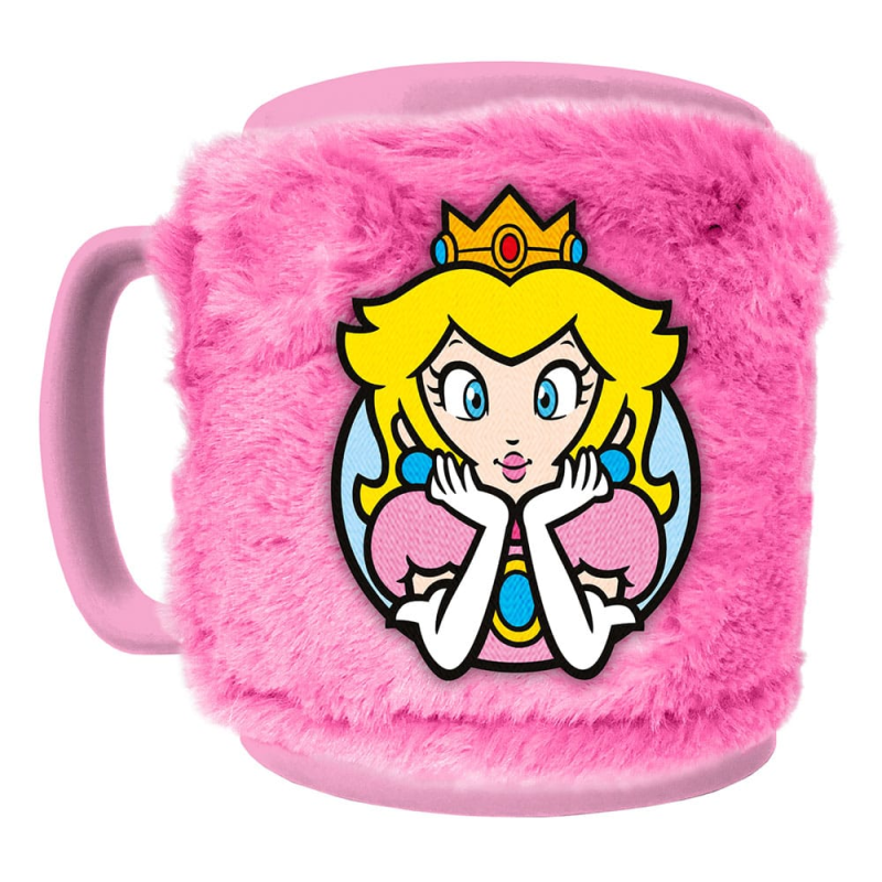Super Mario - Fuzzy Mug "Princesse Peach" 440ml