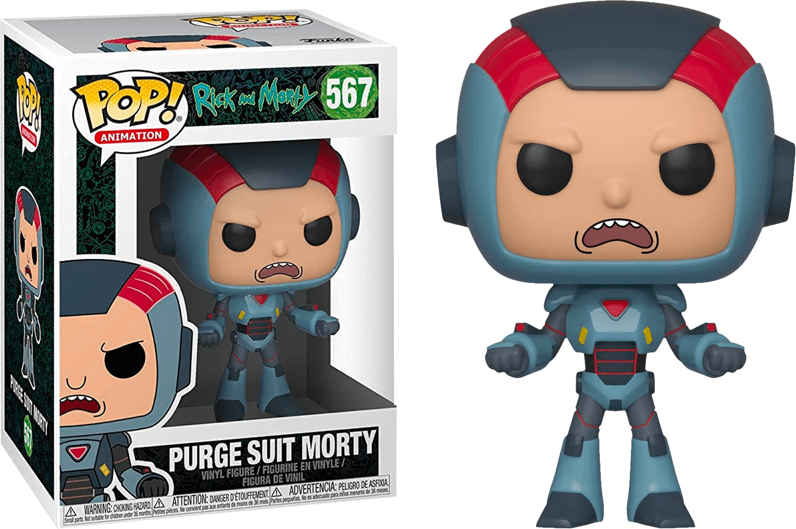 Funko Pop! Animation R&M S6 - Purge Suit Morty - flash vidéo
