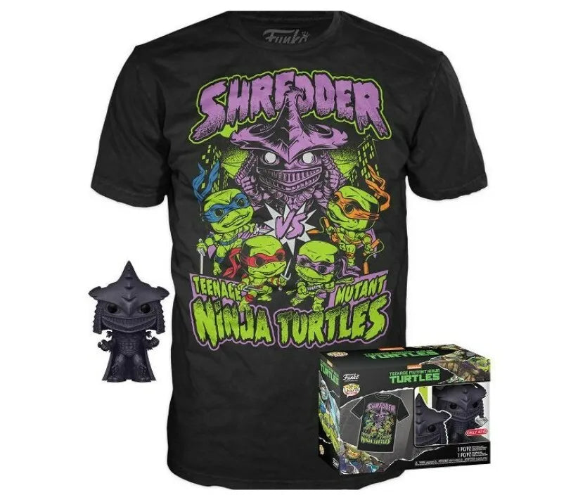 Funko Pop! & Tee - Teenage Mutant Ninja Turtles Shredder Large - flash vidéo