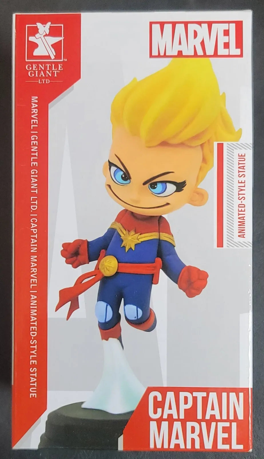 Diamond Select Toys - Marvel Animated Style - Captain Marvel Statue 10cm - flash vidéo