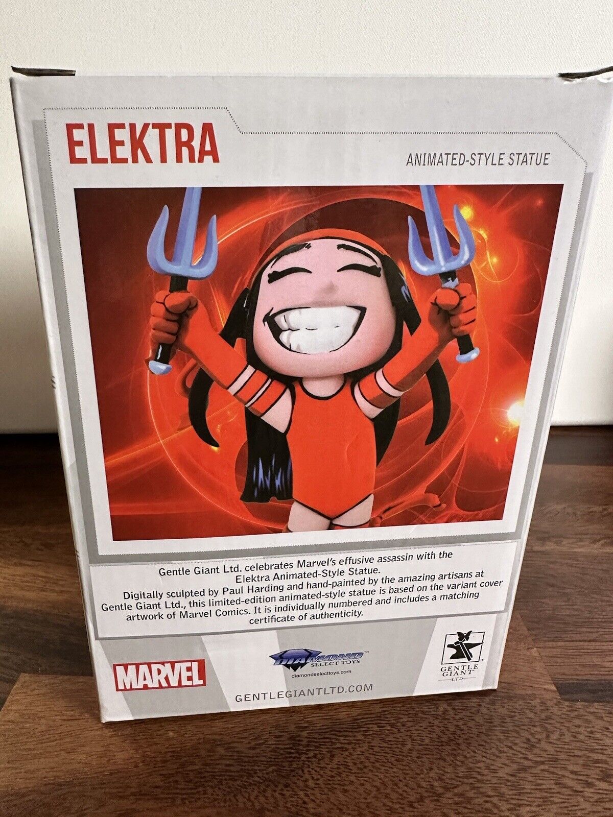 Diamond Select Toys - Marvel Animated Style - Elektra Statue 13cm - flash vidéo