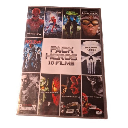 (Occasion) - PACK HÉROS de 10 FILMS [DVD Occasion]