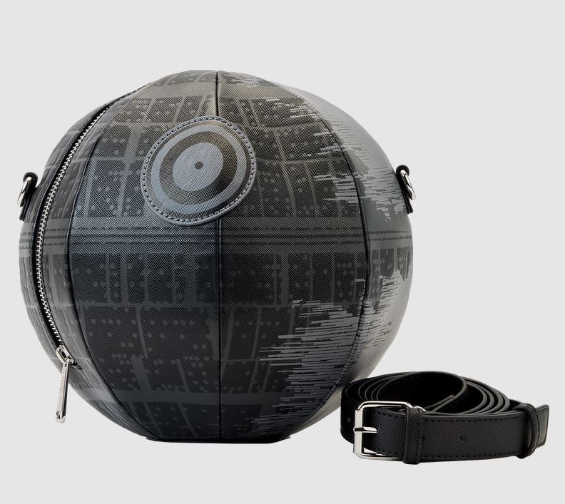 Loungefly: Star Wars Return of the Jedi 40th Anniversary Death Star Figural Cross Body Bag - flash vidéo