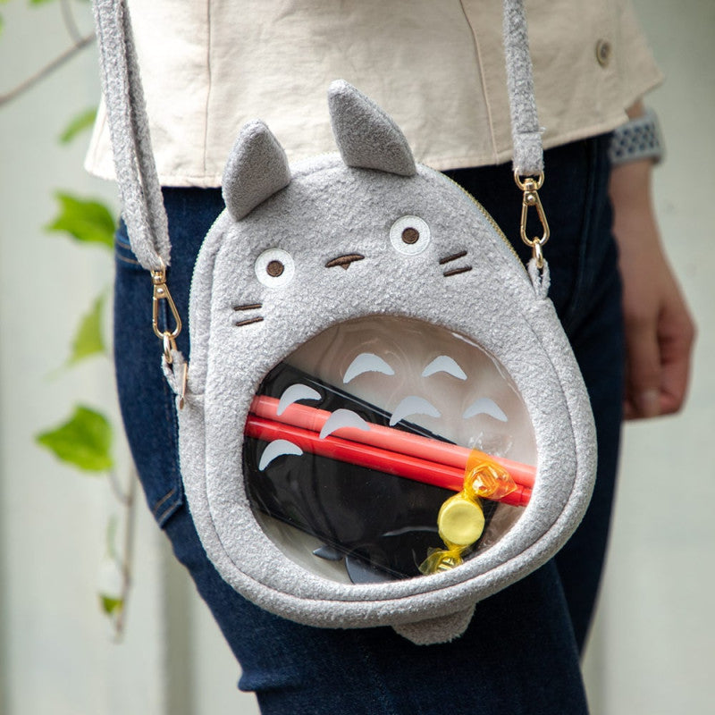 SAC À MAIN TOTORO GRIS - MON VOISIN TOTORO
