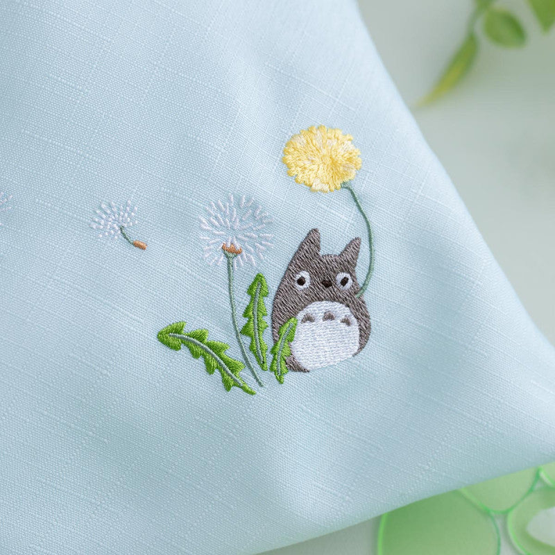 SAC AZUMA EN TISSU TOTORO AVEC BRODERIE PISSENLIT - MON VOISIN TOTORO