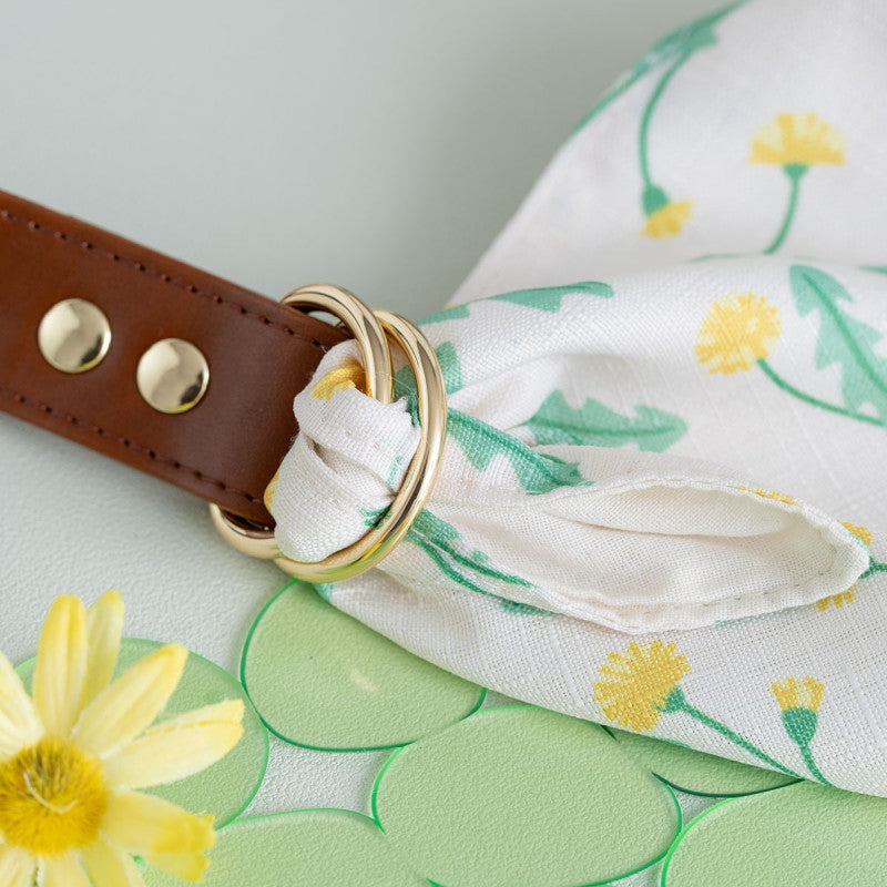 SAC AZUMA EN TISSU TOTORO AVEC BRODERIE PISSENLIT - MON VOISIN TOTORO