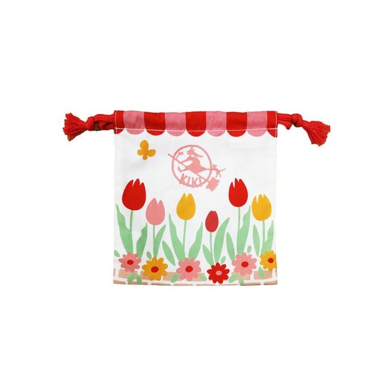 SACOCHE À CORDON JIJI ET CHATON 20 X 19 CM - KIKI LA PETITE SORCIÈRE
