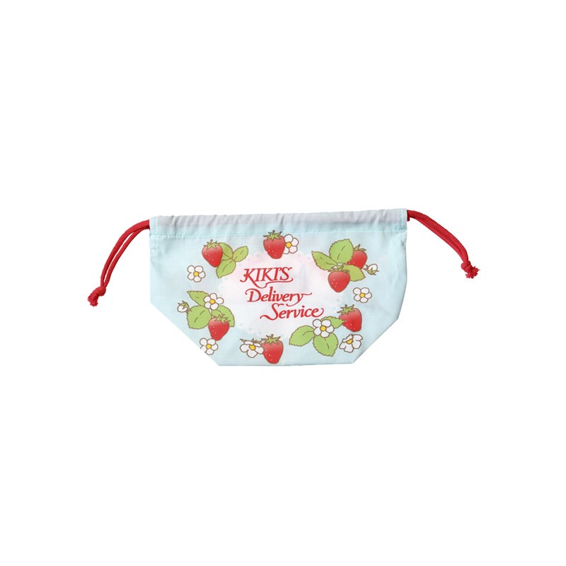 SACOCHE À GOUSSET JIJI FRAISES 17 X 26 CM - KIKI LA PETITE SORCIÈRE