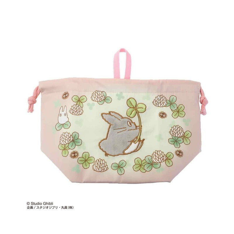 SACOCHE À GOUSSET TOTORO TRÈFLE 17 X 26 CM - MON VOISIN TOTORO