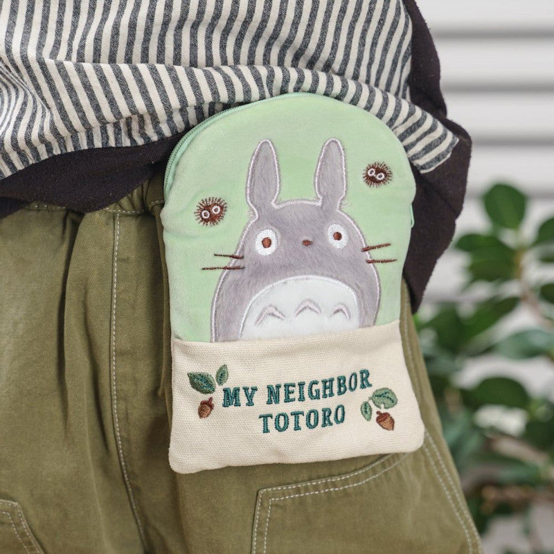 SACOCHE MASCOTTE TOTORO GRIS 17 X 12 CM - MON VOISINTOTORO