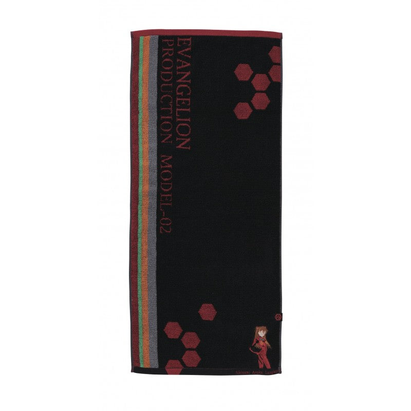 SERVIETTE ASUKA & EVANGELION UNITÉ-02 34X80 CM - EVANGELION